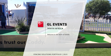 Fencing portfolio GL events South Africa